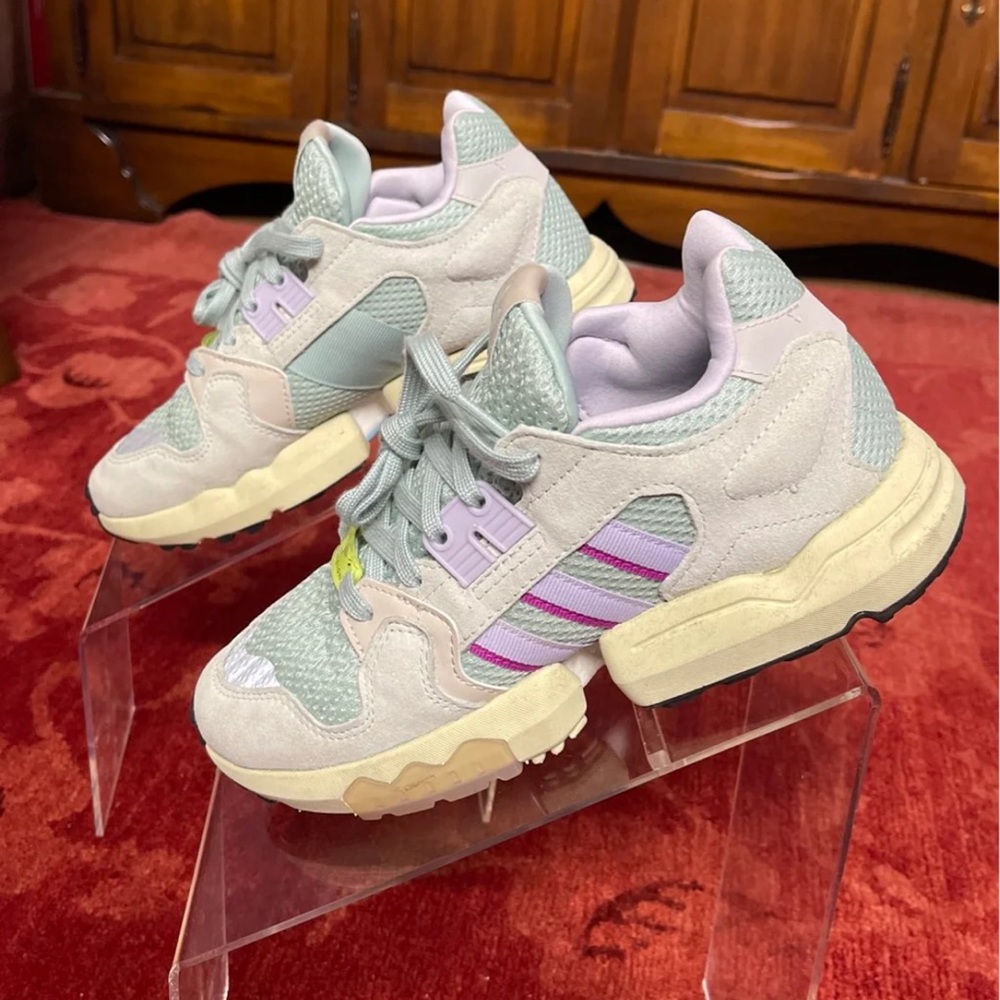Adidas Originals ZX Torsion Womens Shoes Green Tint